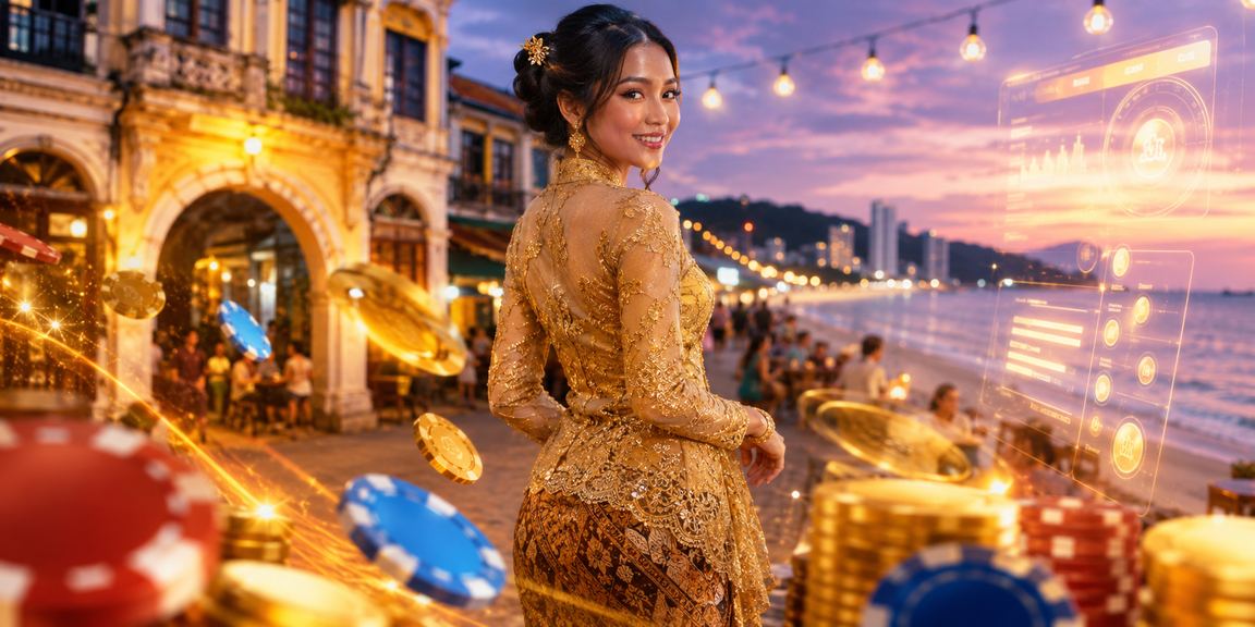 Pemain di Penang mendapat bonus cashback kasino maju66 berpakaian kebaya tradisional