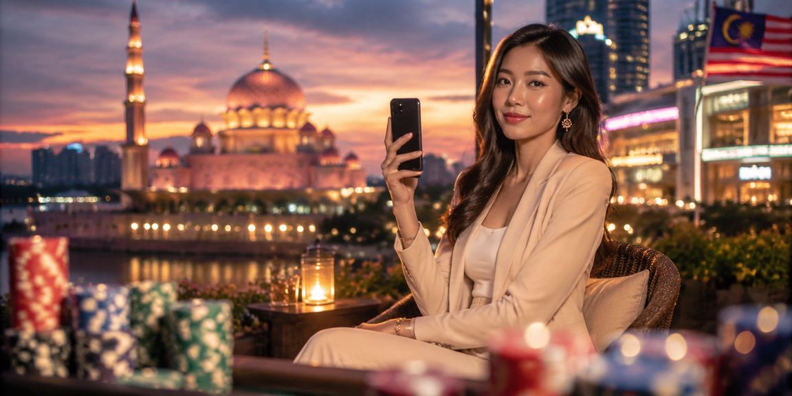 Pemain di Putrajaya menggunakan aplikasi kasino maju66 pada telefon pintar